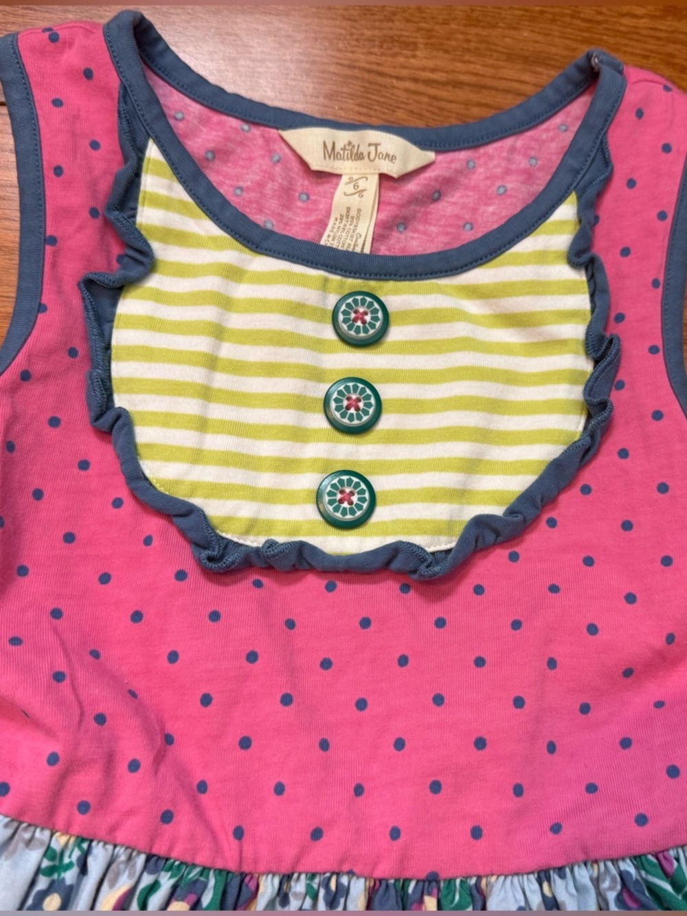 Matilda Jane ‘Put On a Show Cookie Baking’ Layered Twirl Dress - Picture 4 of 5